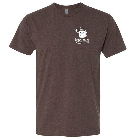 Classic Happy Mug T-shirt (Brown)