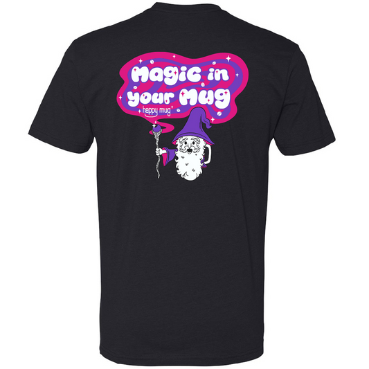 Wizard Mug T-shirt (Black)